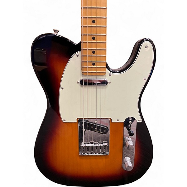 Used Fender Player II TELECASTER PLUS 2 Tone Sunburst Solid Body Electric Guitar
