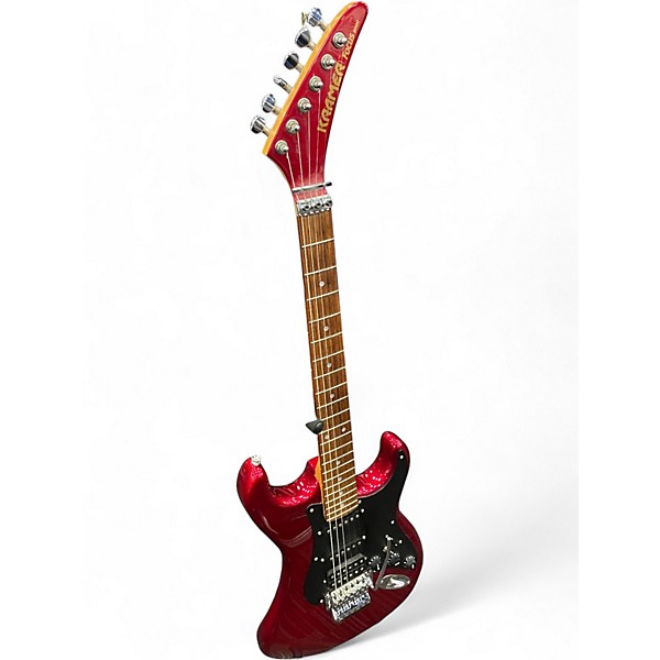 Used 1980s Kramer FOCUS 3000 Candy Apple Red Solid Body Electric Guitar