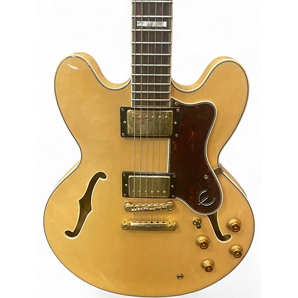 Used Epiphone Sheraton II Natural Hollow Body Electric Guitar