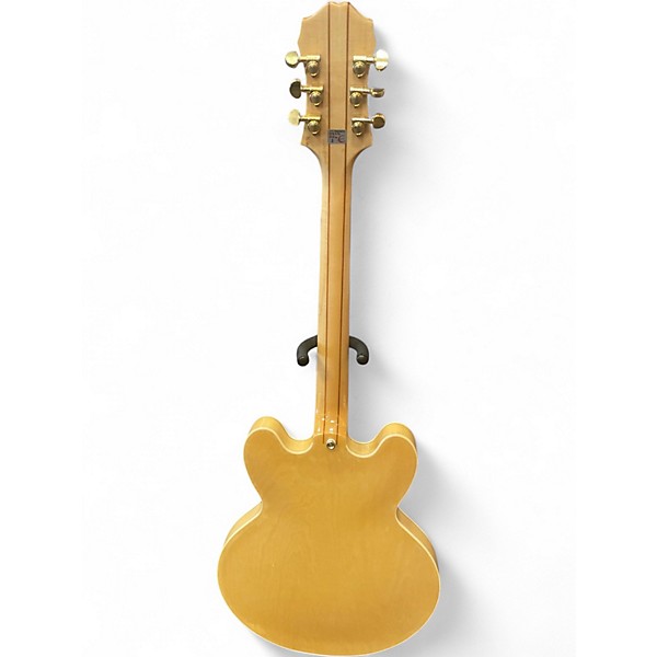 Used Epiphone Sheraton II Natural Hollow Body Electric Guitar