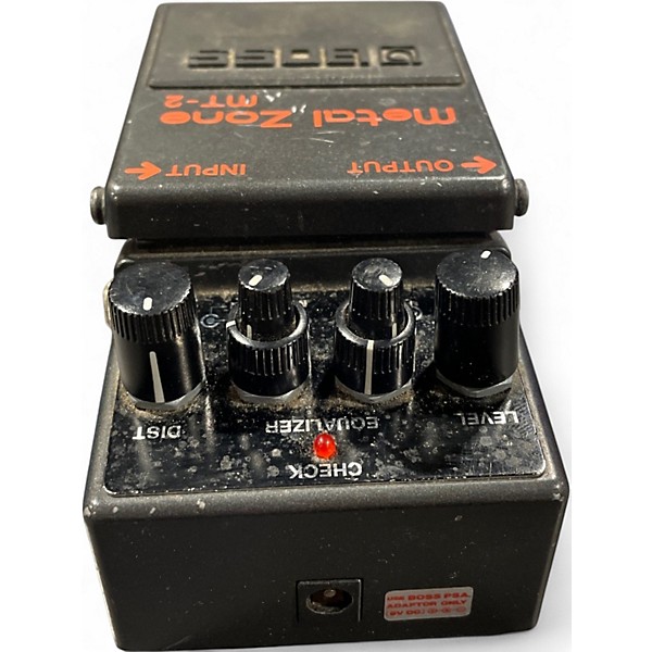 Used BOSS MT2 Metal Zone Distortion Effect Pedal