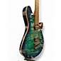 Used EVH Wolfgang WG Standard QM Chlorine Burst Solid Body Electric Guitar
