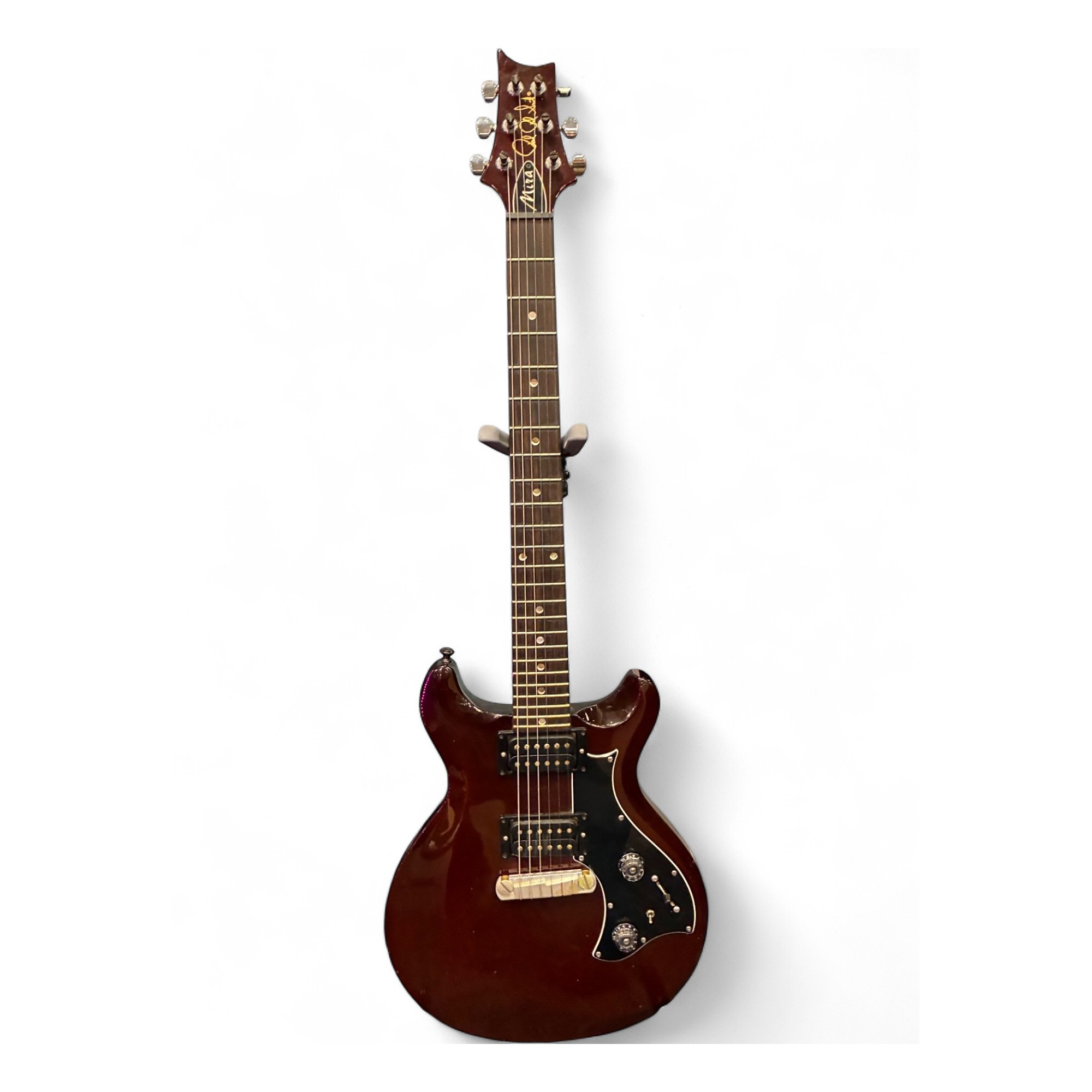Used PRS Mira mahogany cherry Solid Body Electric Guitar mahogany