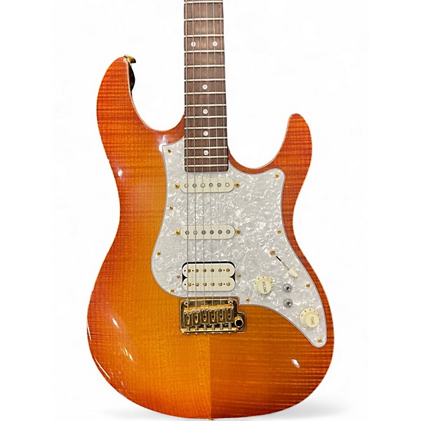 Used Fujigen Expert OS Honey Burst Solid Body Electric Guitar