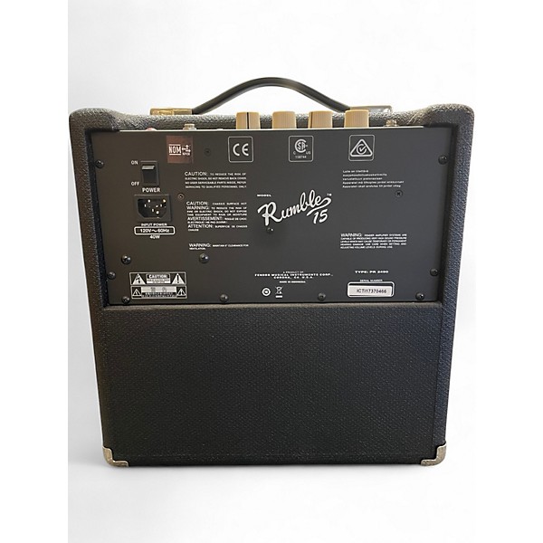 Used Fender Rumble 15 15W 1X8 Bass Combo Amp