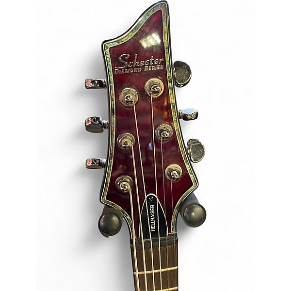 Used Schecter Guitar Research Hellraiser C1 Black Cherry Solid Body Electric Guitar