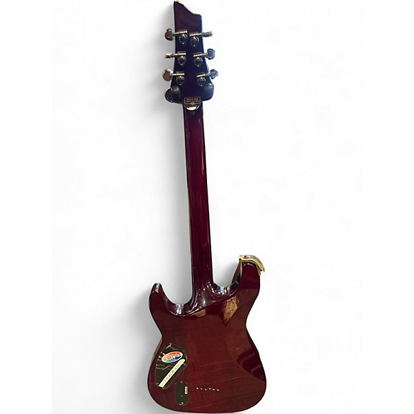 Used Schecter Guitar Research Hellraiser C1 Black Cherry Solid Body Electric Guitar