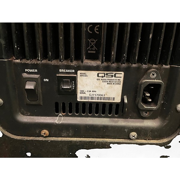 Used QSC HPR181i subwoofer Powered Subwoofer