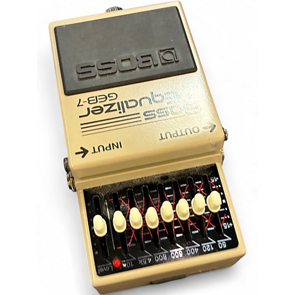 Used BOSS GEB7 7 Band Bass Equalizer Bass Effect Pedal