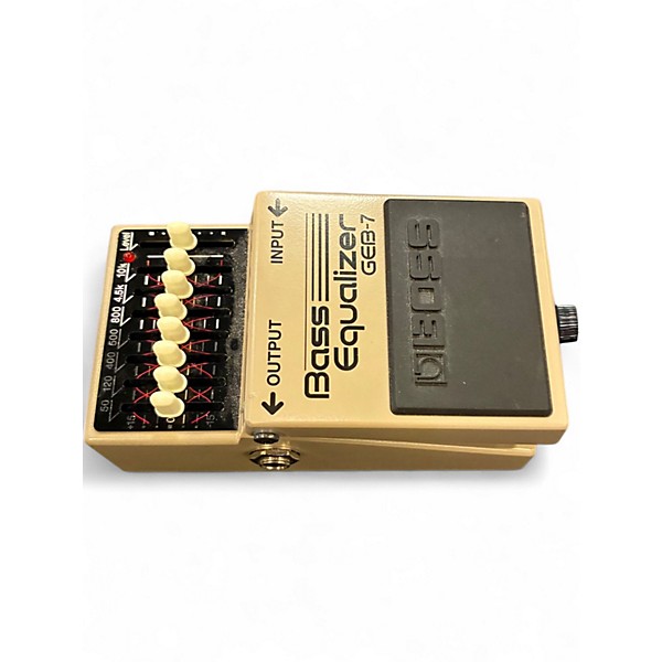 Used BOSS GEB7 7 Band Bass Equalizer Bass Effect Pedal