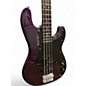 Used ESP LTD SURVEYOR '87 DARK METALLIC PURPLE Electric Bass Guitar