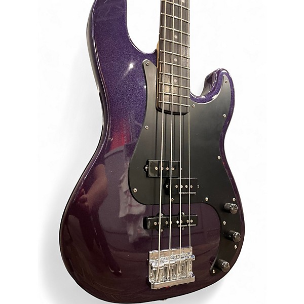 Used ESP LTD SURVEYOR '87 DARK METALLIC PURPLE Electric Bass Guitar