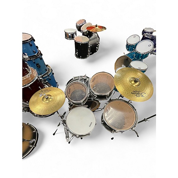 Used PDP by DW 5 Piece FS Birch Drumset Satin Black Drum Kit