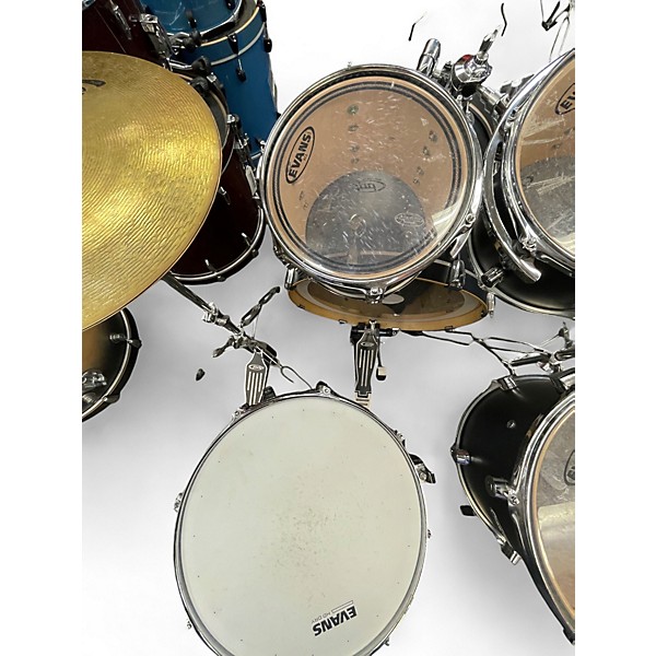 Used PDP by DW 5 Piece FS Birch Drumset Satin Black Drum Kit