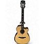 Used Lag Guitars HV50-N-ACE Natural Classical Acoustic Electric Guitar thumbnail