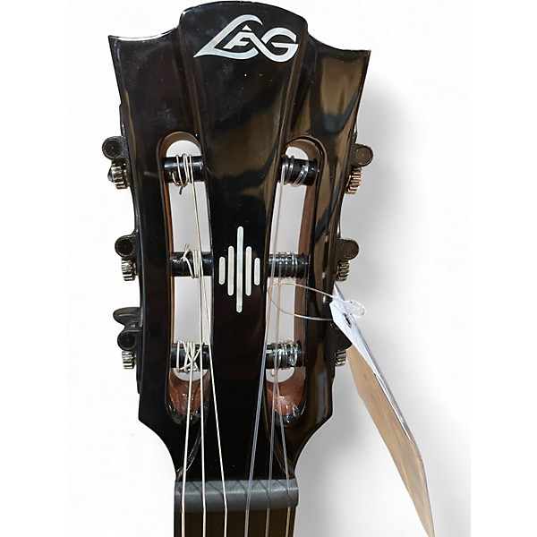 Used Lag Guitars HV50-N-ACE Natural Classical Acoustic Electric Guitar