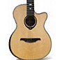 Used Lag Guitars HV50-N-ACE Natural Classical Acoustic Electric Guitar