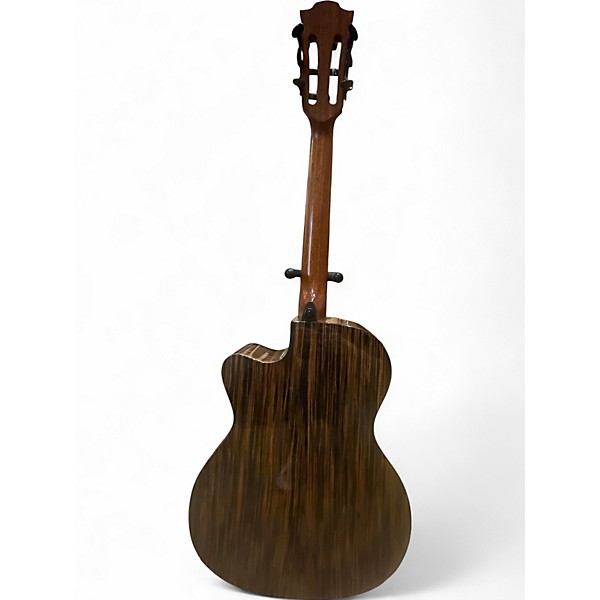 Used Lag Guitars HV50-N-ACE Natural Classical Acoustic Electric Guitar