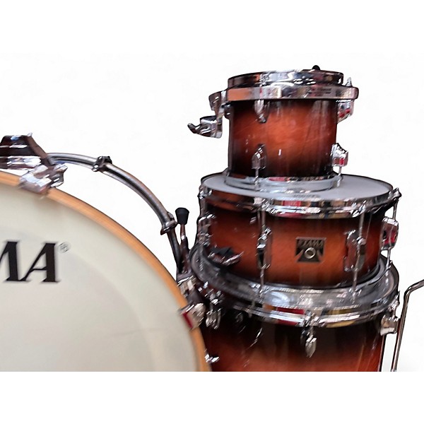 Used TAMA 7 Piece Superstar Classic Maple Mahogany Burst Drum Kit