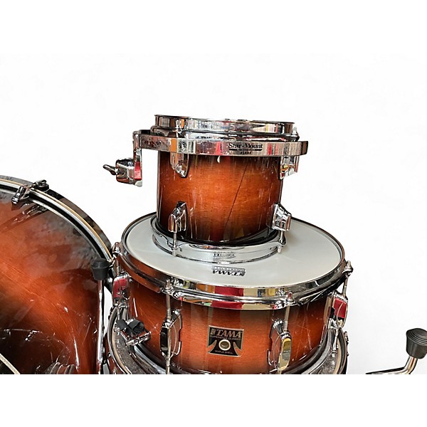 Used TAMA 7 Piece Superstar Classic Maple Mahogany Burst Drum Kit