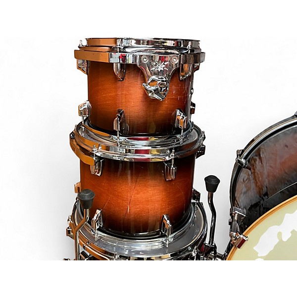 Used TAMA 7 Piece Superstar Classic Maple Mahogany Burst Drum Kit