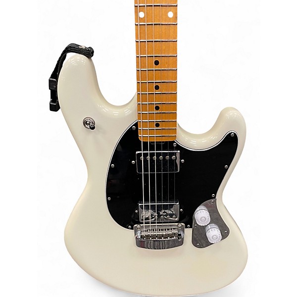 Used Ernie Ball Music Man Stingray Olympic White Solid Body Electric Guitar