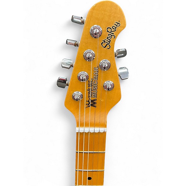 Used Ernie Ball Music Man Stingray Olympic White Solid Body Electric Guitar