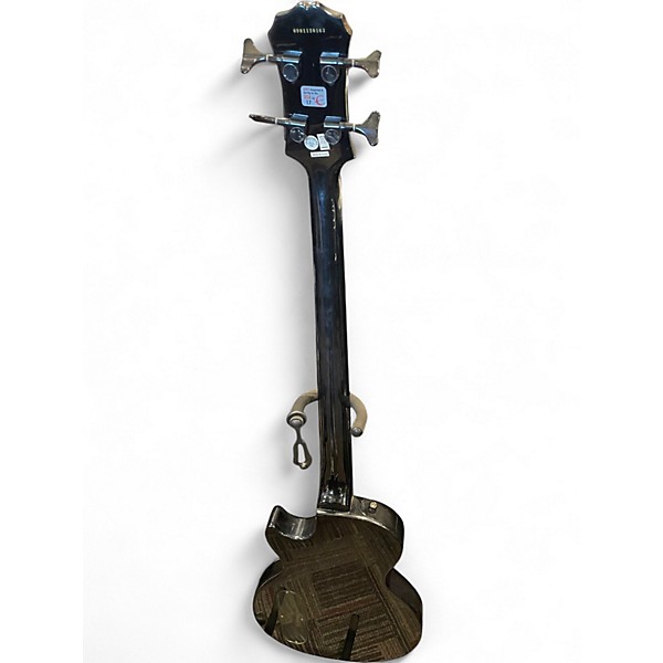 Used Epiphone Les Paul Bass Trans Gray Electric Bass Guitar