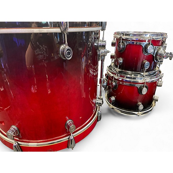 Used PDP by DW 4 Piece all maple m5 series redburst Drum Kit