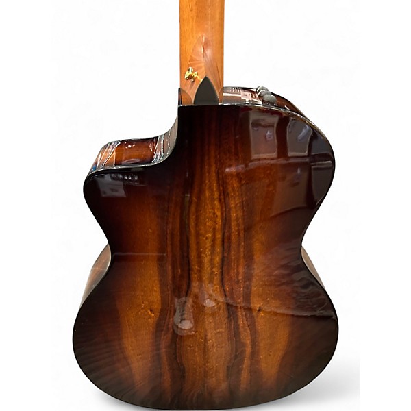 Used 2022 Taylor 224CEKDLX Shaded Edgeburst Acoustic Electric Guitar