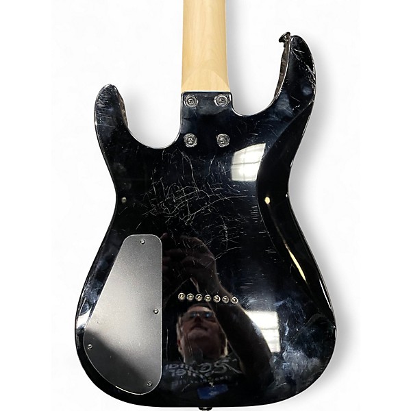 Used Jackson JS22-7 Dinky 7 String Black Solid Body Electric Guitar