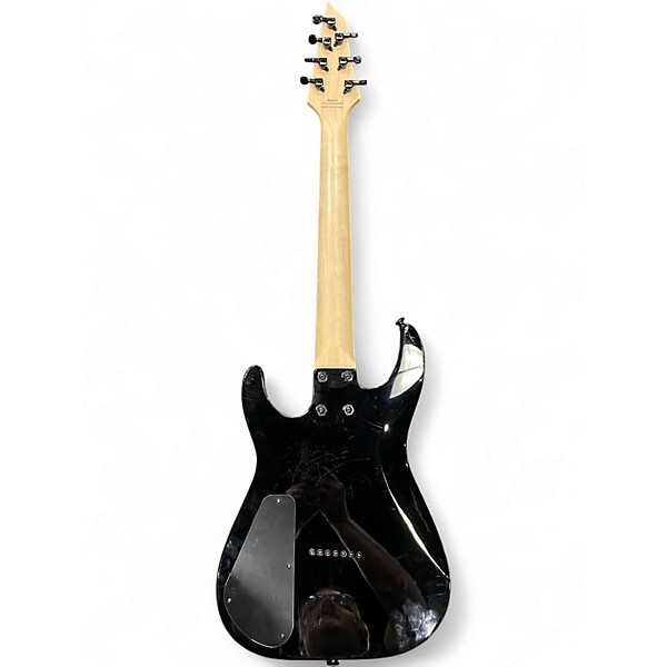 Used Jackson JS22-7 Dinky 7 String Black Solid Body Electric Guitar