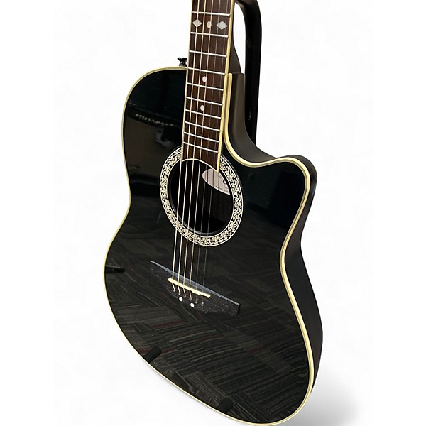 Used Ovation CC-057 CELEBRITY BLACK Acoustic Electric Guitar