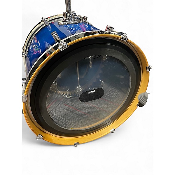 Used PDP by DW 6 Piece Concept Series Blue Burst Drum Kit