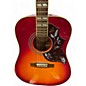 Used Epiphone Hummingbird Artist 2 Color Sunburst Acoustic Guitar