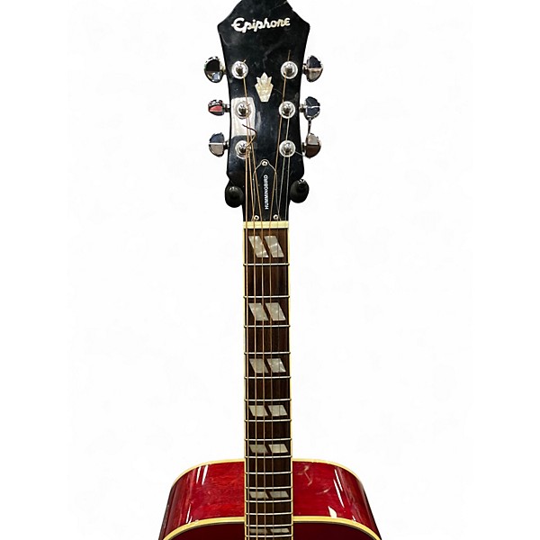 Used Epiphone Hummingbird Artist 2 Color Sunburst Acoustic Guitar