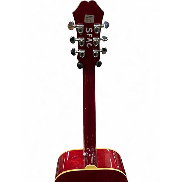 Used Epiphone Hummingbird Artist 2 Color Sunburst Acoustic Guitar