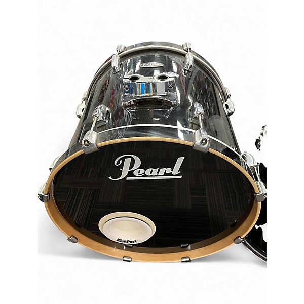 Used Pearl 5 Piece Vision Series Black Drum Kit