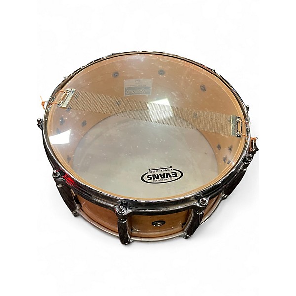 Used Pearl 14in Masters Premium Snare Natural Drum