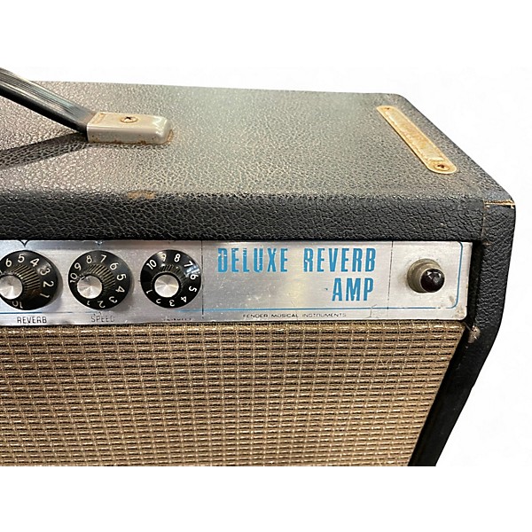 Vintage 1968 Fender Deluxe Reverb 22W 1x12 Tube Guitar Combo Amp