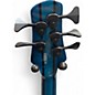 Used Spector ns dimension 5 black and blue Electric Bass Guitar