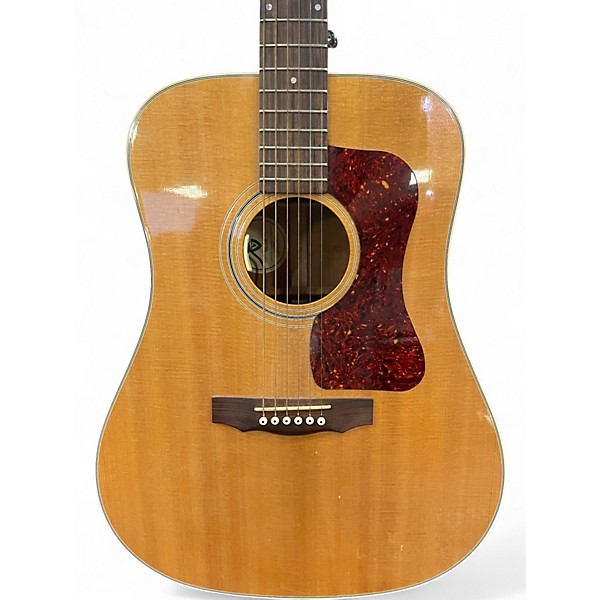 Used Guild D40 standard natural Acoustic Guitar