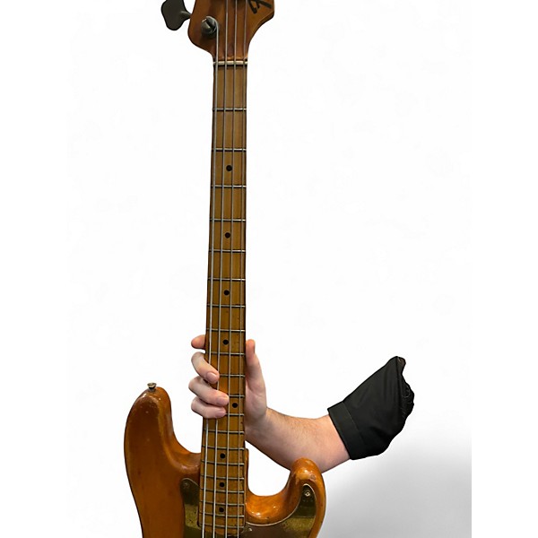 Vintage 1971 Fender American P bass Natural Electric Bass Guitar