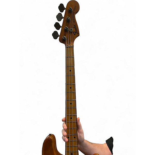 Vintage 1971 Fender American P bass Natural Electric Bass Guitar