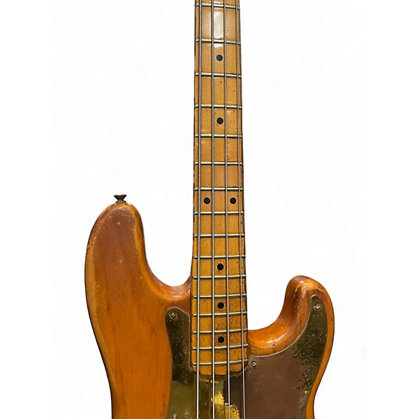 Vintage 1971 Fender American P bass Natural Electric Bass Guitar