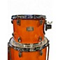 Used Yamaha 3 Piece Stage Custom Orange Drum Kit