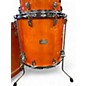 Used Yamaha 3 Piece Stage Custom Orange Drum Kit