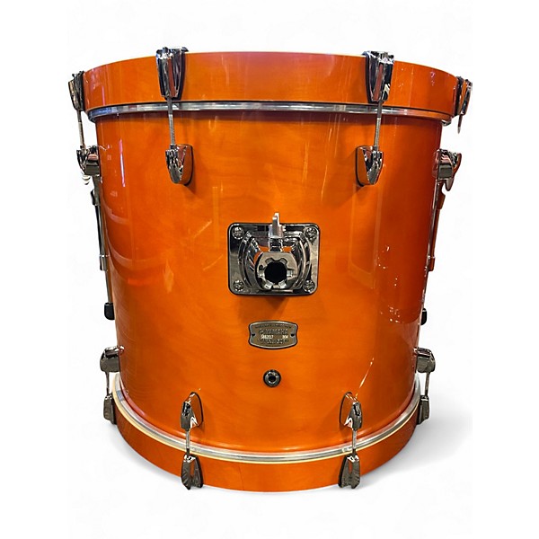 Used Yamaha 3 Piece Stage Custom Orange Drum Kit