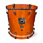 Used Yamaha 3 Piece Stage Custom Orange Drum Kit