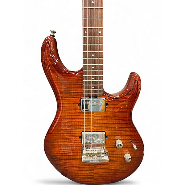 Used Ernie Ball Music Man Luke III BFR Ball Family Reserve Tiger Eye Solid Body Electric Guitar
